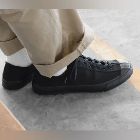 MOONSTAR GYM CLASSICS US Men’s 9 Vulcanized Unisex Sneakers Japan 27 Black NEW - Picture 5 of 15